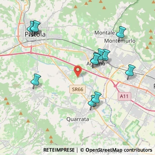 Mappa Via Guado dei Sarti, 51039 Quarrata PT, Italia (4.66083)
