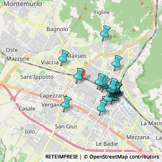 Mappa Via Biagio Pesciolini, 59100 Prato PO, Italia (1.7335)
