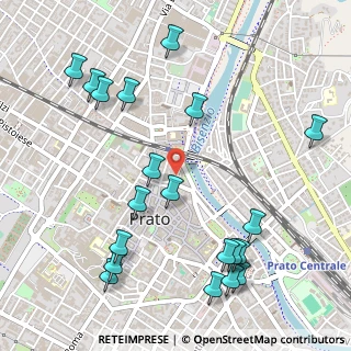Mappa Piazza Martini, 59100 Prato PO, Italia (0.65)