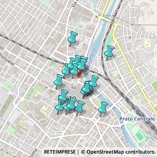 Mappa Piazza Martini, 59100 Prato PO, Italia (0.3295)