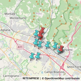 Mappa Piazza Martini, 59100 Prato PO, Italia (2.89923)