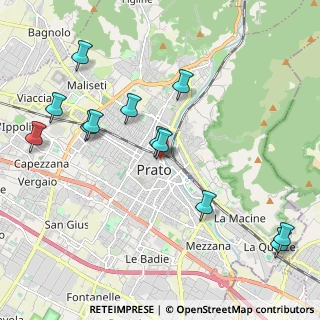 Mappa Piazza Martini, 59100 Prato PO, Italia (2.3275)