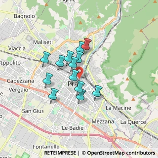 Mappa Piazza Martini, 59100 Prato PO, Italia (1.29462)