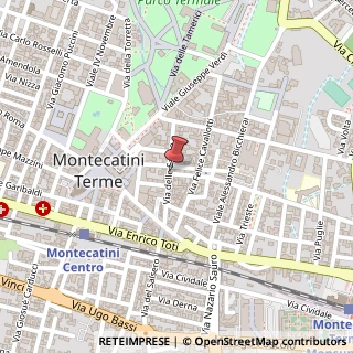 Mappa Via delle Saline, 60, 51016 Montecatini Terme, Pistoia (Toscana)