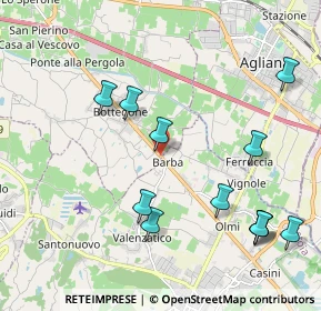 Mappa SS Fiorentina, 51039 Barba PT, Italia (2.37667)