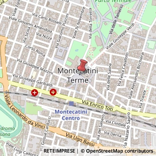 Mappa Piazza del Popolo, 1, 51016 Montecatini Terme, Pistoia (Toscana)