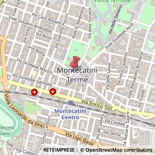 Mappa Corso Roma, 2/a, 51016 Montecatini Terme, Pistoia (Toscana)