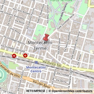 Mappa Viale Giuseppe Verdi, 8, 51016 Montecatini Terme, Pistoia (Toscana)