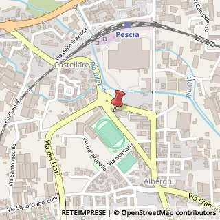 Mappa Via Salvo D'Acquisto, 35, 51017 Pescia, Pistoia (Toscana)