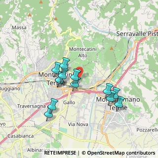 Mappa Via delle Pietre Cavate, 51016 Montecatini Terme PT, Italia (1.68923)