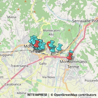Mappa Via delle Pietre Cavate, 51016 Montecatini Terme PT, Italia (1.21647)