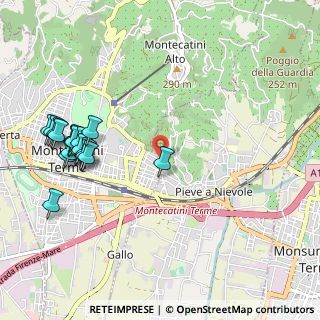 Mappa Via delle Pietre Cavate, 51016 Montecatini Terme PT, Italia (1.23889)