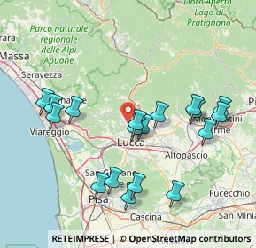 Mappa Via della Stazione, 55100 Lucca LU, Italia (16.29722)