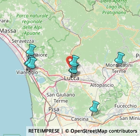 Mappa Via della Stazione, 55100 Lucca LU, Italia (21.2675)