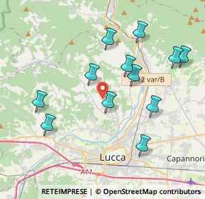 Mappa Via della Stazione, 55100 Lucca LU, Italia (4.04833)