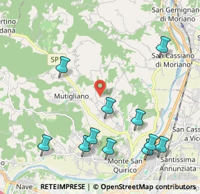 Mappa Via della Stazione, 55100 Lucca LU, Italia (2.49727)