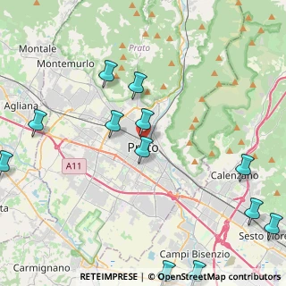 Mappa Via Guizzelmi, 59100 Prato PO, Italia (5.81167)