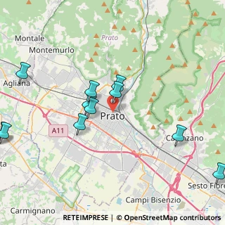 Mappa Via Guizzelmi, 59100 Prato PO, Italia (4.81182)