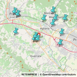 Mappa Via Mollungo, 51039 Quarrata PT, Italia (4.80786)