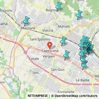 Mappa Via Olinto Nesi, 59100 Prato PO, Italia (3.0095)