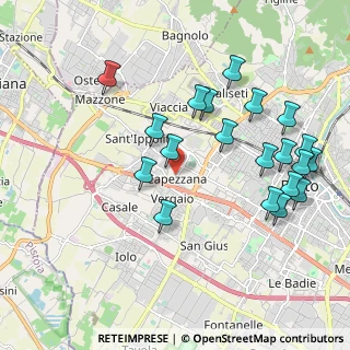 Mappa Via Olinto Nesi, 59100 Prato PO, Italia (2.205)