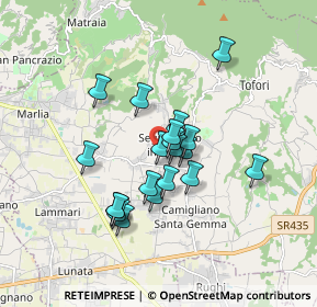 Mappa Via Nuova, 55018 Capannori LU, Italia (1.365)