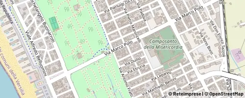 Mappa Viareggio