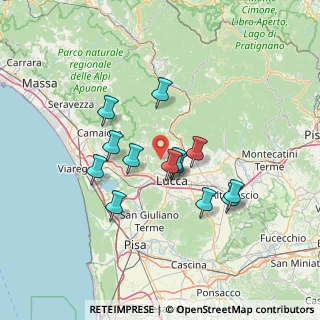 Mappa Via Onacrog, 55100 Lucca LU, Italia (11.92923)