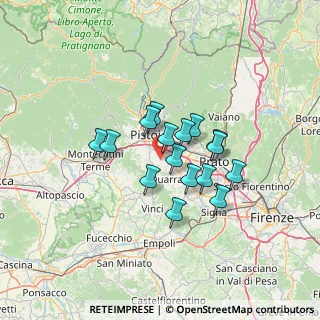 Mappa Via Nella snc, 51039 Quarrata PT, Italia (9.95313)