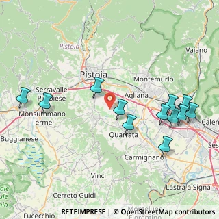 Mappa Via Nella snc, 51039 Quarrata PT, Italia (9.24917)