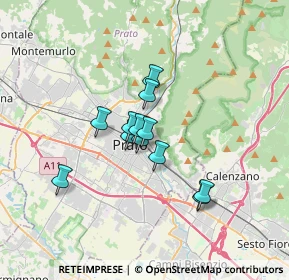 Mappa Via Antonio Rosmini, 59100 Prato PO, Italia (2.38)