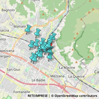 Mappa Via Antonio Rosmini, 59100 Prato PO, Italia (1.08789)