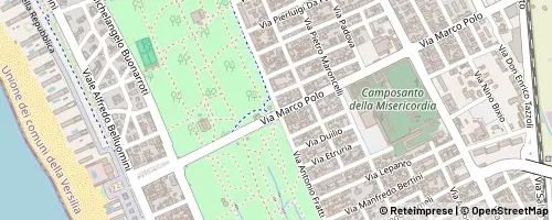 Mappa Viareggio