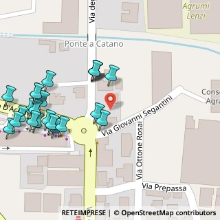 Mappa Via Giovanni Segantini, 51017 Pescia PT, Italia (0.072)