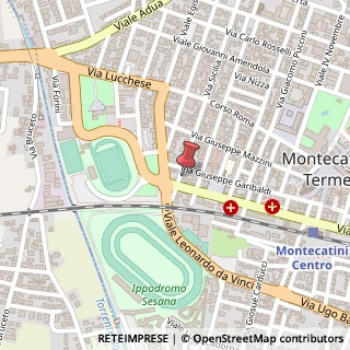 Mappa Via Ezio Cosimini, 31, 51016 Montecatini Terme, Pistoia (Toscana)