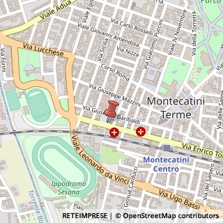 Mappa Piazza Battisti Cesare, 4, 51016 Montecatini Terme, Pistoia (Toscana)