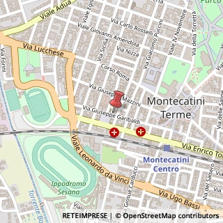 Mappa Via Giuseppe Garibaldi, 58, 51016 Montecatini Terme, Pistoia (Toscana)