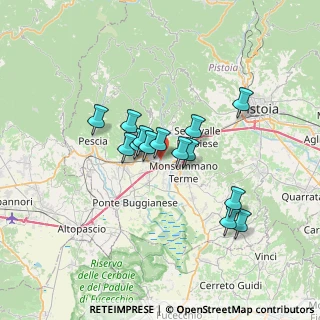 Mappa Via Antonio Meucci, 51016 Montecatini Terme PT, Italia (5.38143)