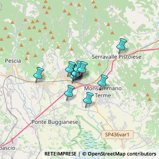 Mappa Via Antonio Meucci, 51016 Montecatini Terme PT, Italia (1.975)