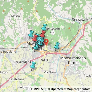 Mappa Via Antonio Meucci, 51016 Montecatini Terme PT, Italia (1.02579)