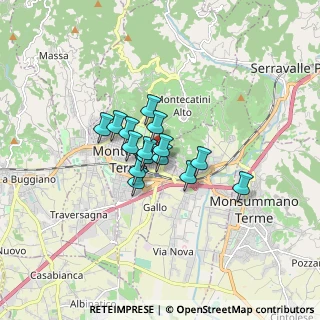 Mappa Via Antonio Meucci, 51016 Montecatini Terme PT, Italia (1.02133)