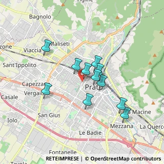 Mappa Via Orti del Pero, 59100 Prato PO, Italia (1.45636)