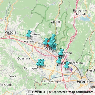 Mappa Via Orti del Pero, 59100 Prato PO, Italia (4.97615)