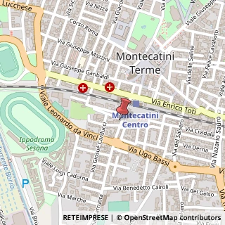 Mappa Via Marruota, 32, 51016 Montecatini Terme, Pistoia (Toscana)