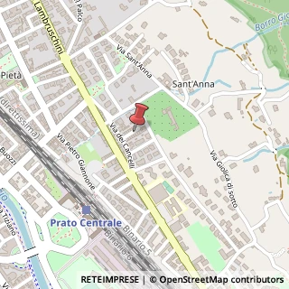 Mappa Via Bernardo Segni, 12, 59100 Prato, Prato (Toscana)
