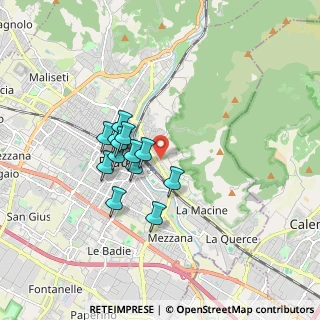 Mappa Via Romolo Caggese, 59100 Prato PO, Italia (1.34615)