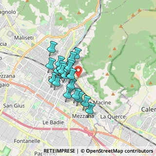 Mappa Via Romolo Caggese, 59100 Prato PO, Italia (1.287)