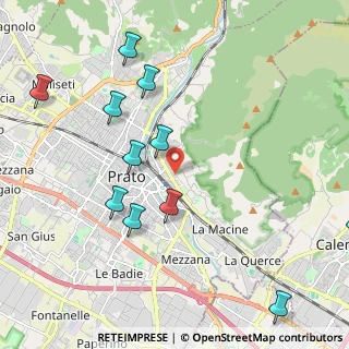 Mappa Via Bernardo Segni, 59100 Prato PO, Italia (2.49)