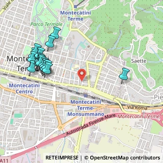 Mappa Via Vincenzo Monti, 51016 Montecatini Terme PT, Italia (0.6115)