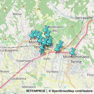 Mappa Via Vincenzo Monti, 51016 Montecatini Terme PT, Italia (0.94133)